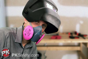 Welding with a Respirator